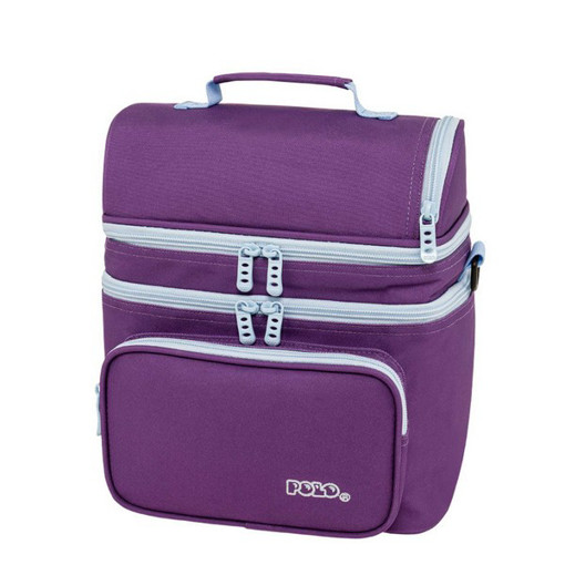 Picture of Lunch Bag 3Parts Purple/Blue Cooler Polo