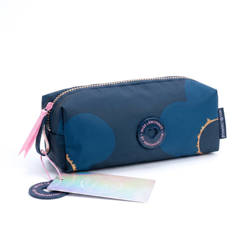 Picture of Pencil Case 1comp Blue Garden Marshmallow