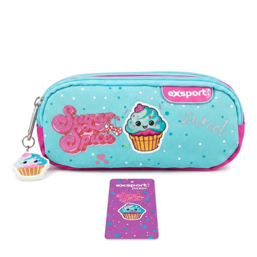 Picture of Pencil Case 2comp Cupcake Exsport