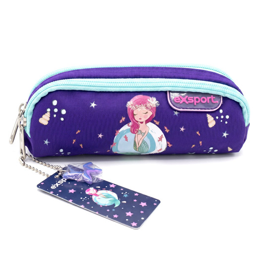 Picture of Pencil Case 2comp Mermaid Exsport