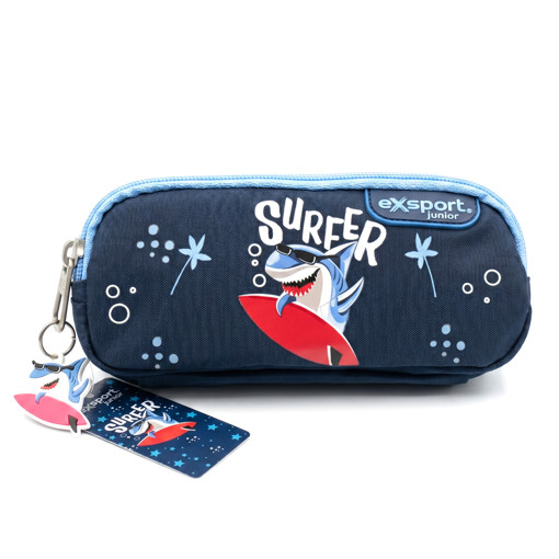 Picture of Pencil Case 2comp Shark Exsport