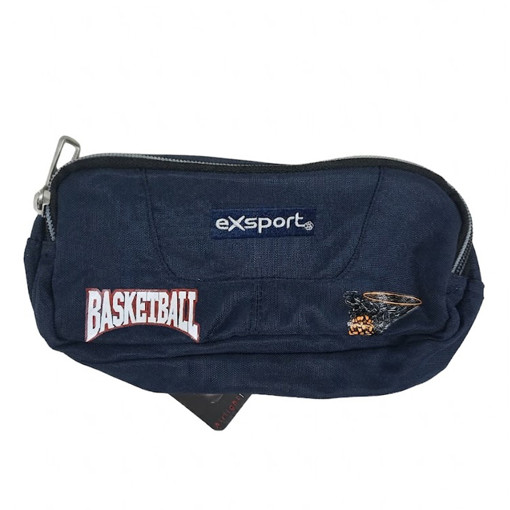 Picture of Pencil Case 2comp Slogan Boys Exsport