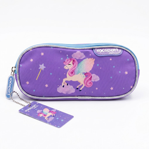 Picture of Pencil Case 2comp Unicorn Exsport