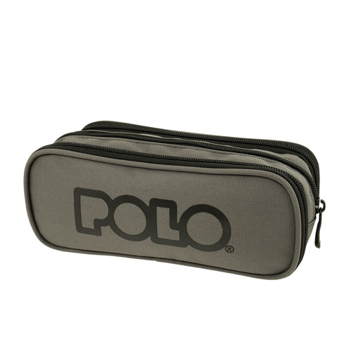 Picture of Pencil Case 3comp Asstd.clrs Polo