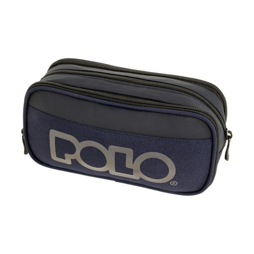 Picture of Pencil Case 3comp Dark blue Cryptic Polo