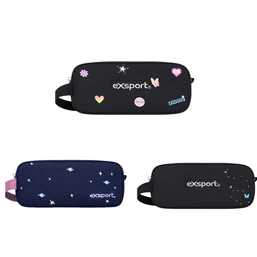 Picture of Pencil Case 3comp Girls Icon Exsport