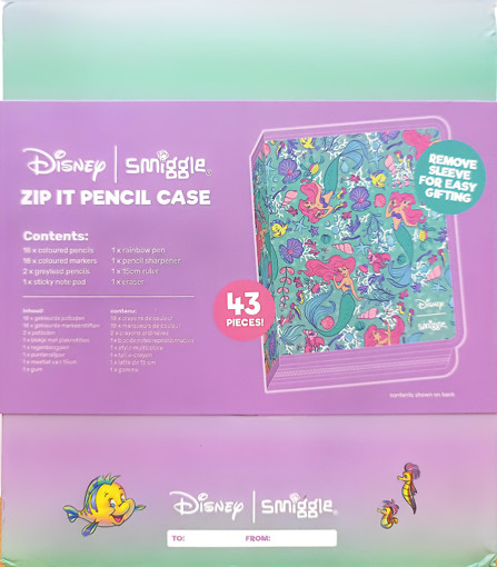 Picture of Pencil Case Full Stationary Set Pink Mermaid Smigg