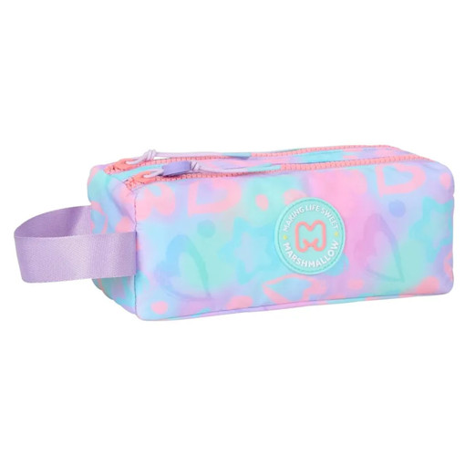 Picture of Pencil Case 2comp Funny Love Marshmallow