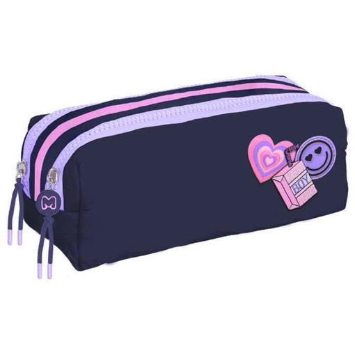 Picture of Pencil Case 2comp Glimmed Marshmallow