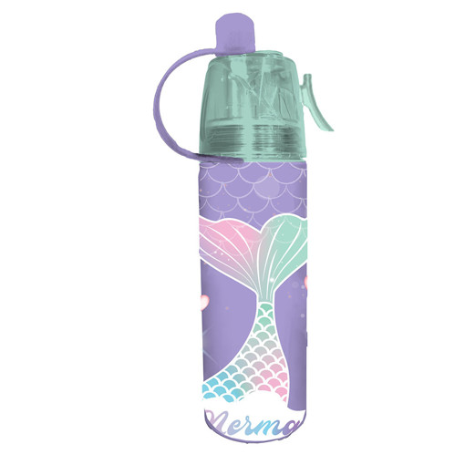 Picture of Water Bottle Plastic 600ml Mermaid Must