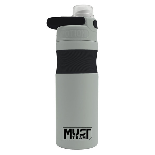 Picture of Water Bottle Stainless Steel 500ml Black/Grey Must