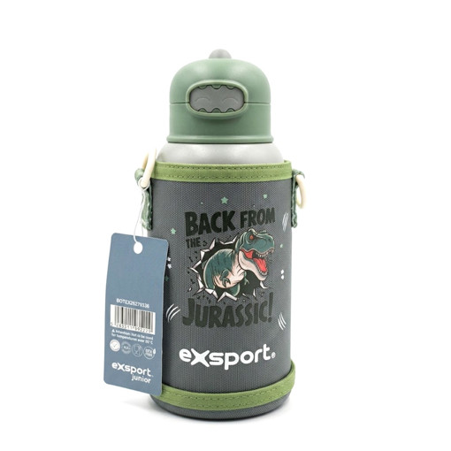 Picture of Water Bottle Stainless Steel 550ml Dinosaur Exspor