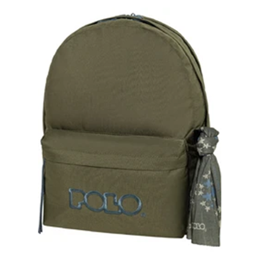 Picture of Backpack 2comp. Large Khaki/Petrol Scarf Polo