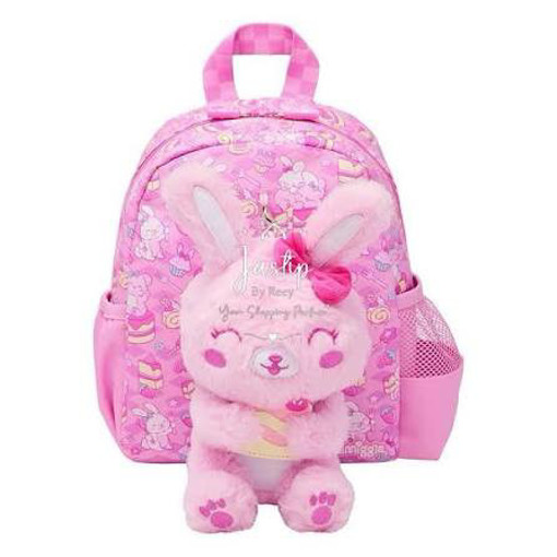 Picture of Backpack Small Pink Bunny Smiggle,Plush