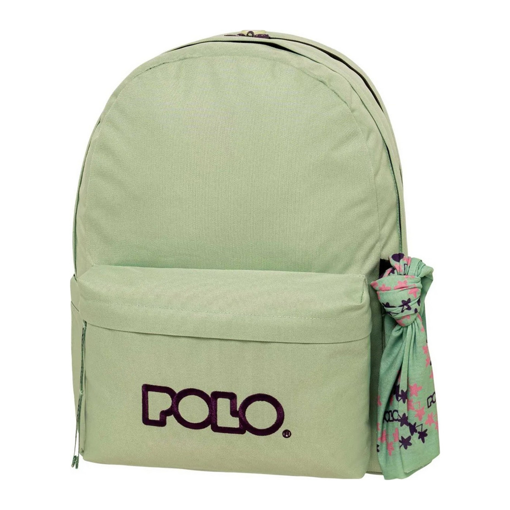Picture of Backpack 2comp. Large Pistachio/D.Green Scarf Polo