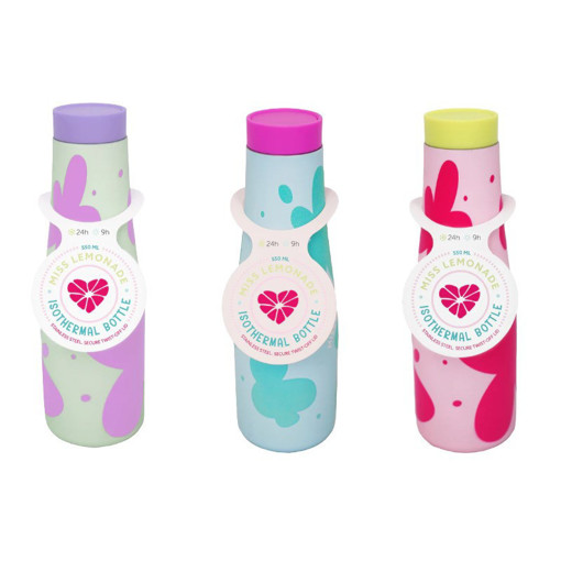 Picture of Water Bottle Stainless Steel Miss Lemonade Marshma