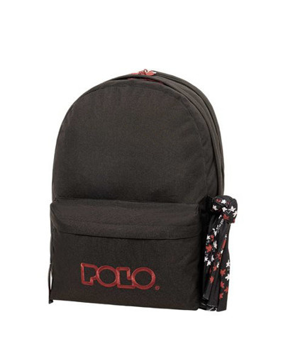 Picture of Backpack 2comp. Large Black/Red Scarf Polo