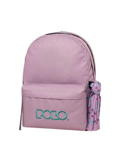 Picture of Backpack 2comp. Large Lilac Scarf Polo