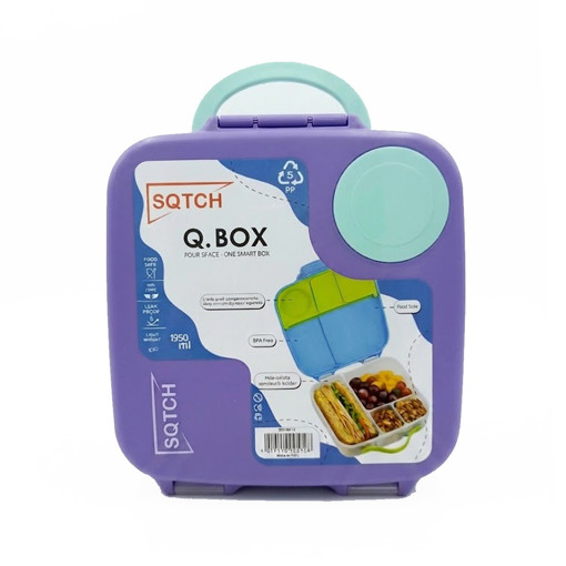 Picture of Lunch Box 4parts Plastic Sqtch
