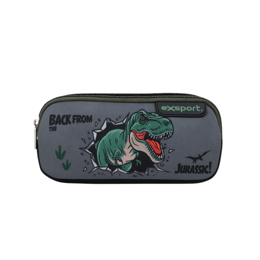 Picture of Pencil Case 2comp Dinosaur Exsport