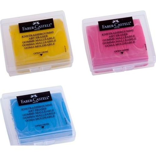 Picture of Charcoal Eraser (Fusin) Plastic Box Faber-Castell