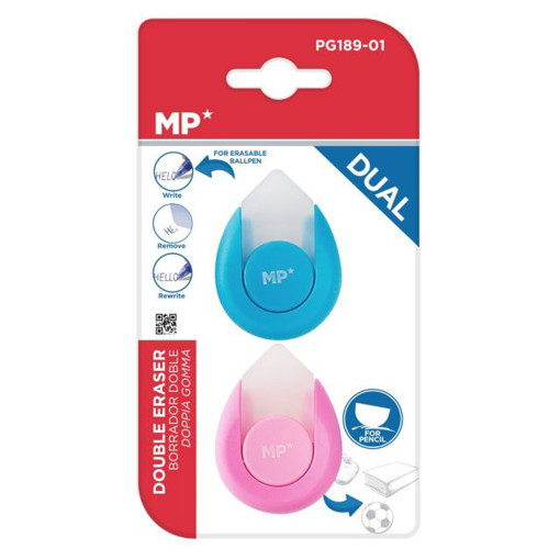 Picture of Eraser Erasable Pen (Set of 2) Duo Clrs Multi Func