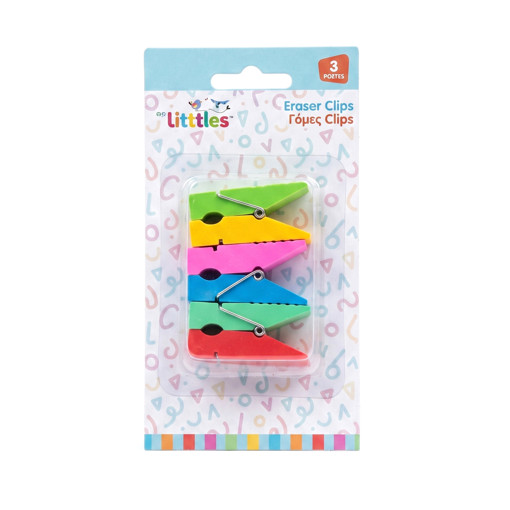 Picture of Eraser Fantasy 3pcs Clips Diakakic