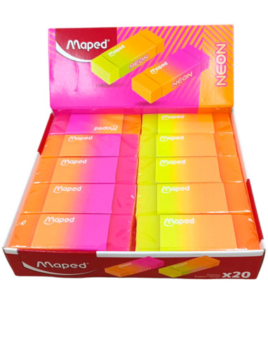 Picture of Eraser Fantasy Medium Neon Clrs Maped