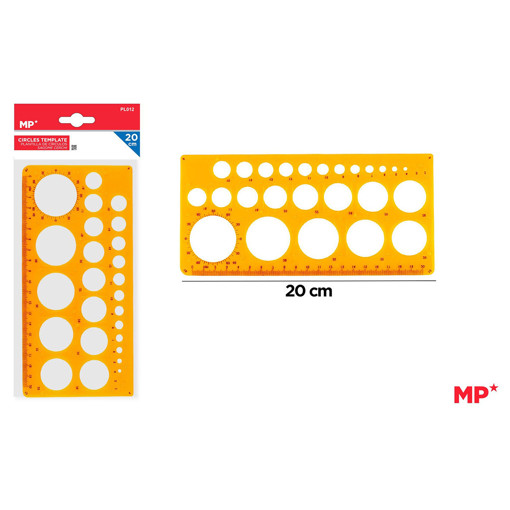 Picture of Architectural Ruler 20cm Circle MP