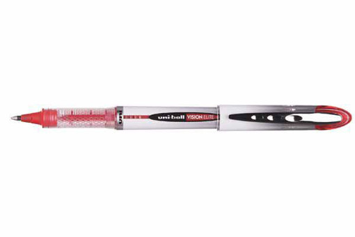 Picture of Ball Pen Red 0.8mm Uni-Ball Vision Elite