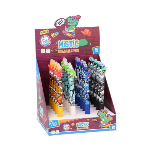 Picture of Erasable Fantasy Pen Blue 0.5mm Dino Statovac