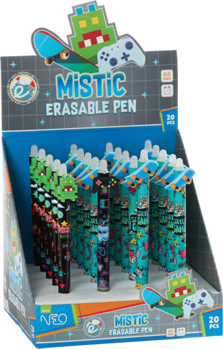 Picture of Erasable fantasy Pen Blue 0.5mm Game Mistic