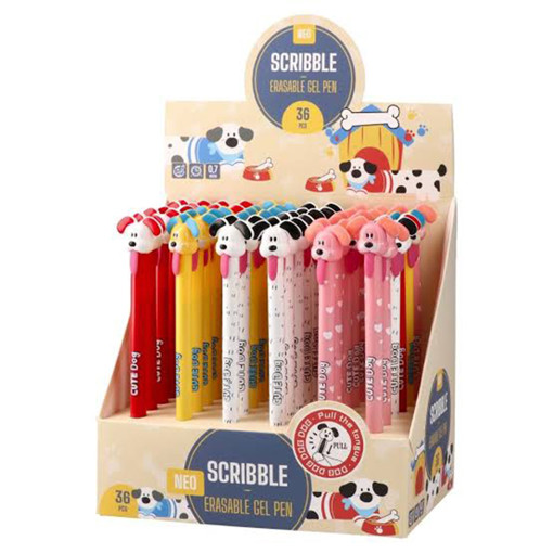 Picture of Erasable fantasy Pen Blue 0.7mm Dog Statovac