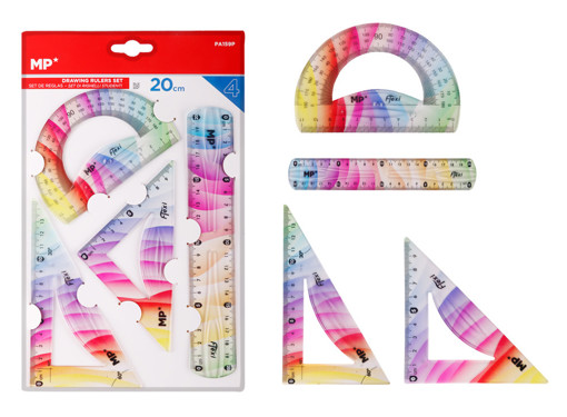 Picture of Geometry Set Colored Flexible MP