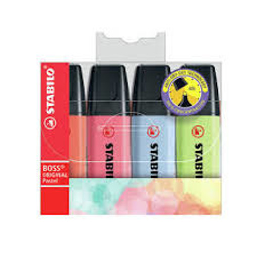 Picture of Highlighter Pack 24clrs Pastel Stabilo