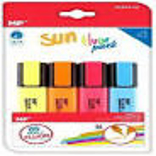 Picture of Highlighter Pack 4clrs 5mm Neon MP