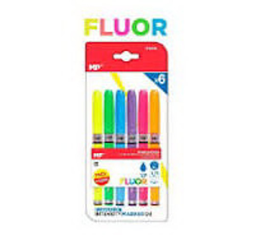 Picture of Highlighter Pack 6clrs Neon 0.9-1.3mm MP