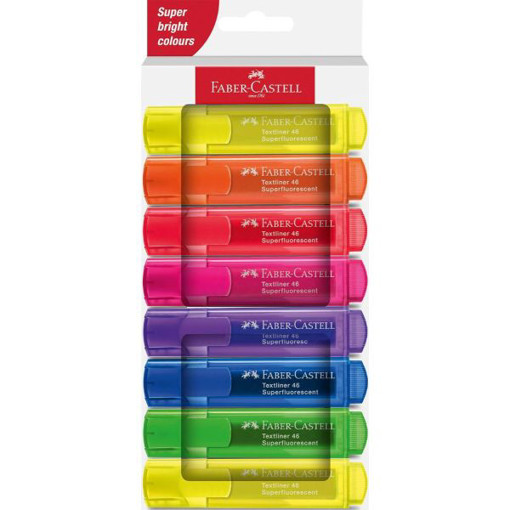 Picture of Highlighter Pack 8clrs Neon Faber-Castell