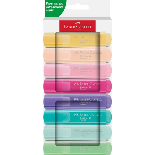 Picture of Highlighter Pack 8clrs Pastel Faber-Castell