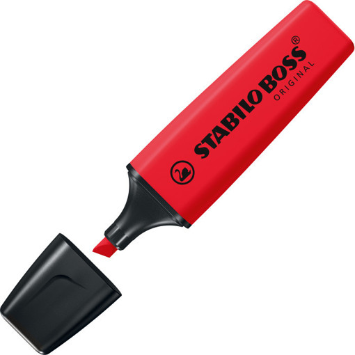 Picture of Highlighter Real Red Stabilo Boss Original