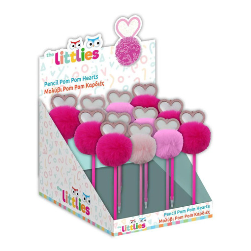 Picture of Pencil Fantasy 3clrs Heart Littlies