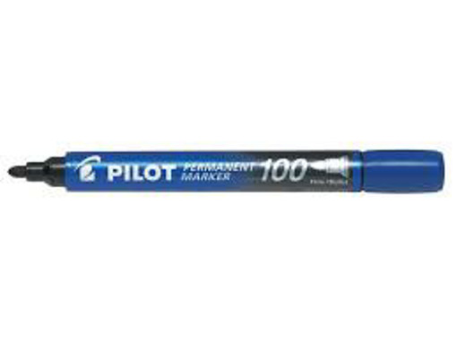 Picture of Permanent Marker Fine Blue Round Pilot