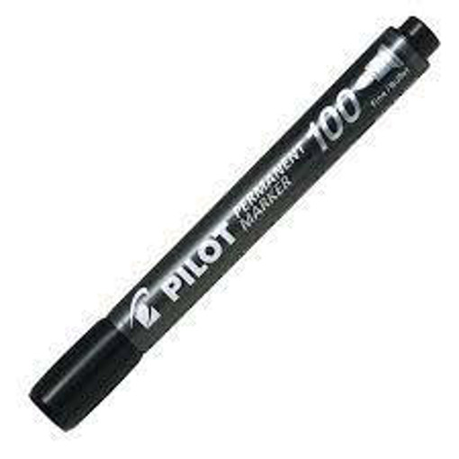 Picture of Permanent Marker Large Black Round Pilot