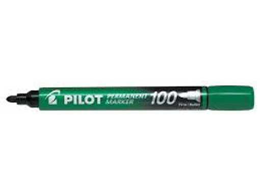 Picture of Permanent Marker Large Green Round Pilot