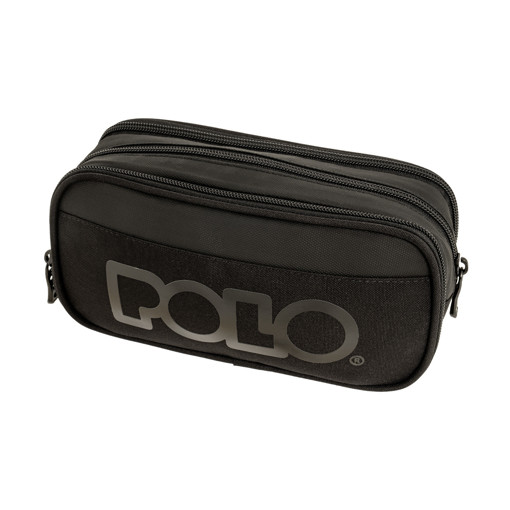 Picture of Pencil Case 3comp Black Cryptic Polo
