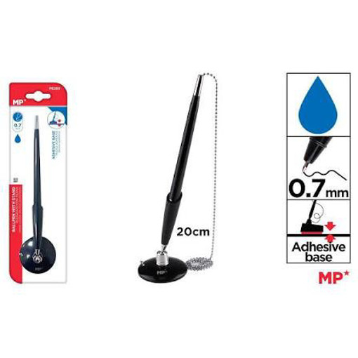 Picture of Ball Pen Blue 0.7mm With Stand MP