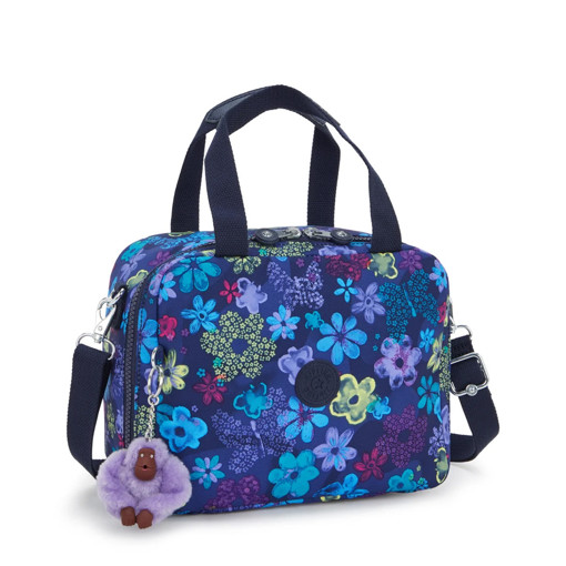 Picture of Lunch Bag Dark Flwr Stamp Miyo Kipling