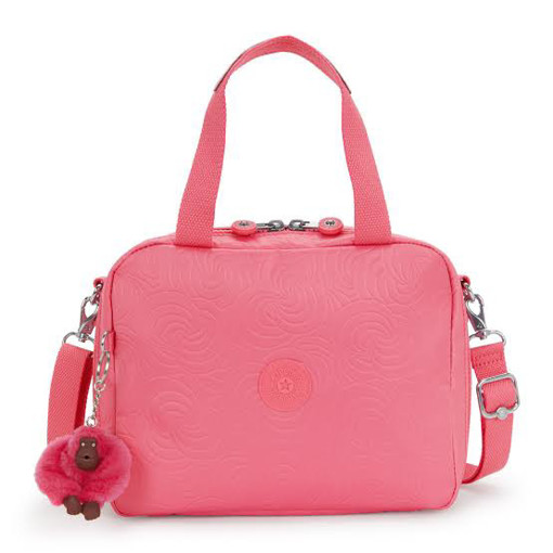 Picture of Lunch Bag Pink Swirl Emb Miyo Kipling