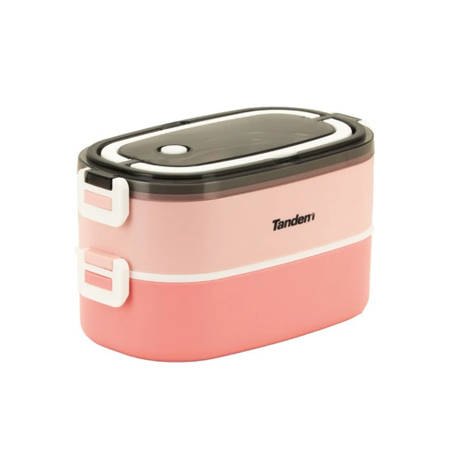 Picture of Lunch Box 1400ml Pink 2Parts Tandem