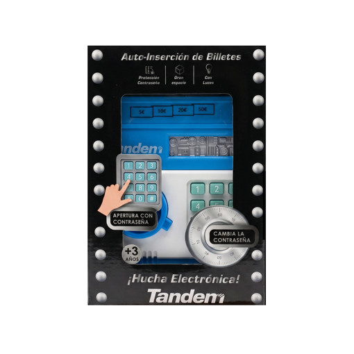 Picture of Money Box Blue Electronic Tandem